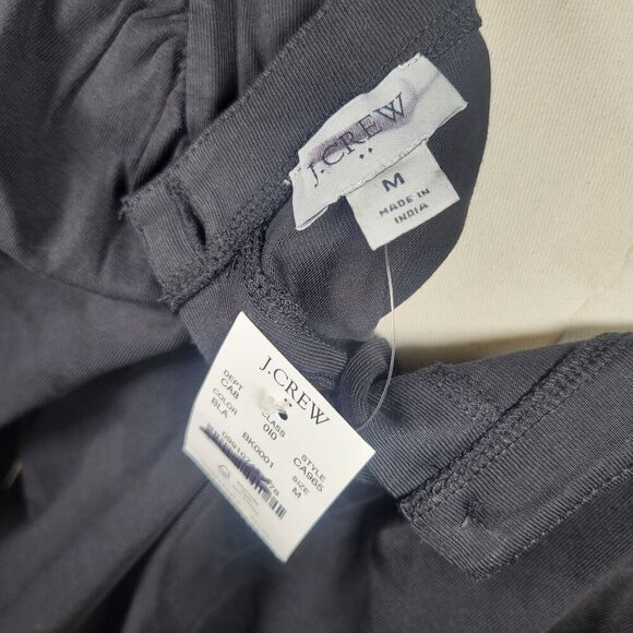 J.Crew Puff Sleeve Button Back Long Sleeve Cotton Top Size M - Picture 5 of 11